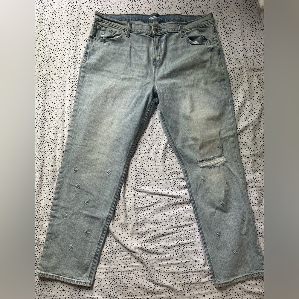 Old Navy Boyfriend Mid rise size 14